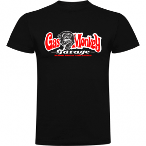 Camiseta Gas Monkey Logo negro