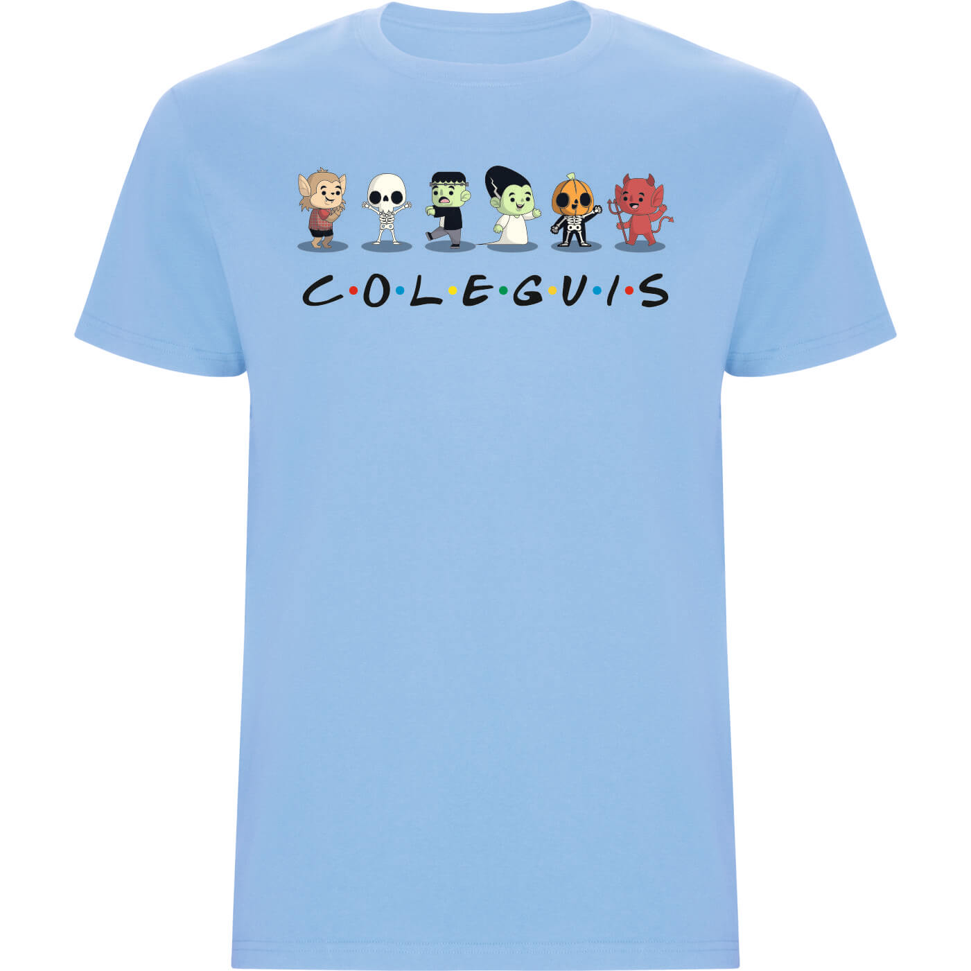 Camiseta niño Coleguis (Friends) celeste