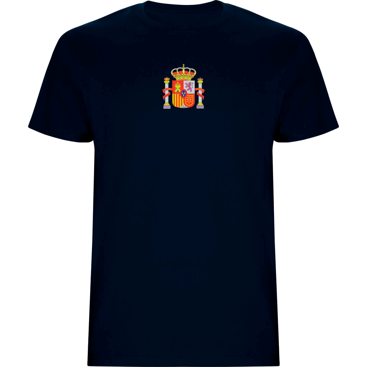 Camiseta España 2 caras TRASERA AZUL NAVY