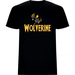 Camiseta niño Wolverine anime negra
