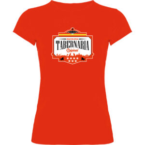 Camiseta roja mujer tabernaria1